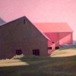 Light Between Barns, 26" x 38"