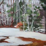 Edge of the Woods, 12" x 16"