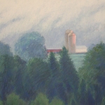 Morning Light (the Lamphere Farm), 13" x 17"