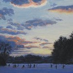 Last Match of the Day, 8" x 10"