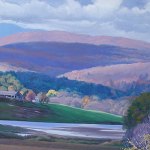 Camel's Hump and the Winooski Valley, 26" x 52"