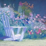 Waiting for Kyle, pastel, 16.25 x 22", 1997