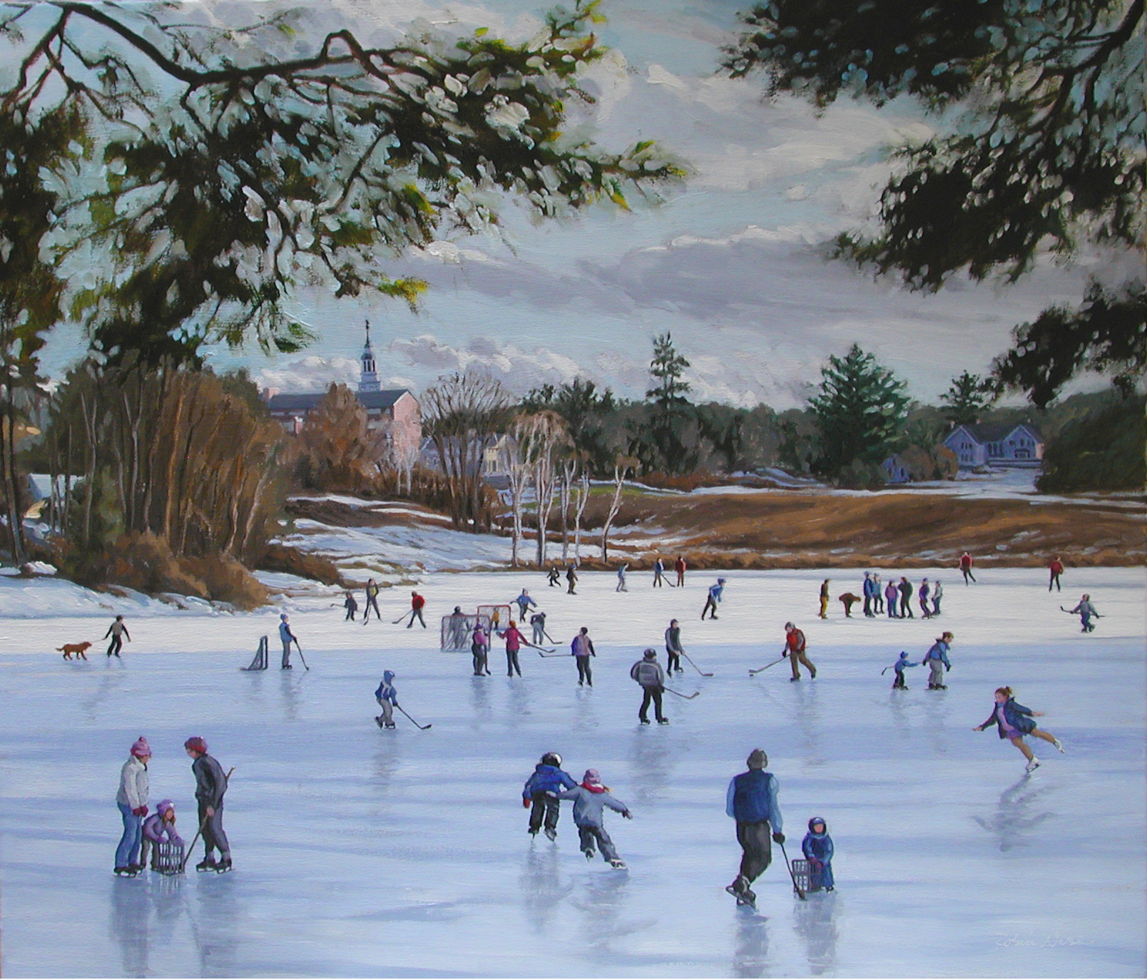 Late Afternoon at Occom Pond | GICLÉE PRINT | Artist Signed